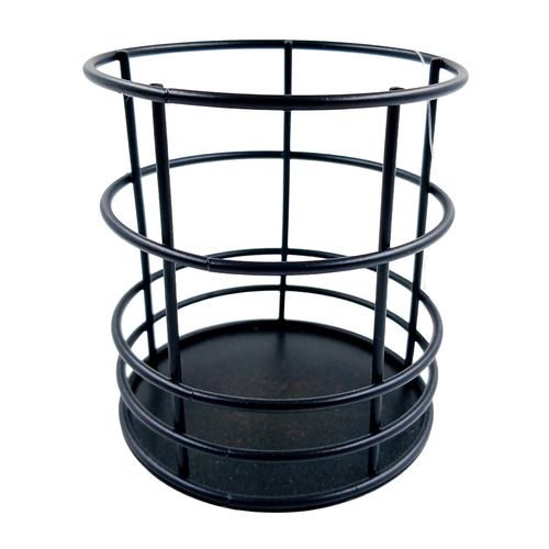 Porta Caneta Aramado 9x9cm em Inox Wincy