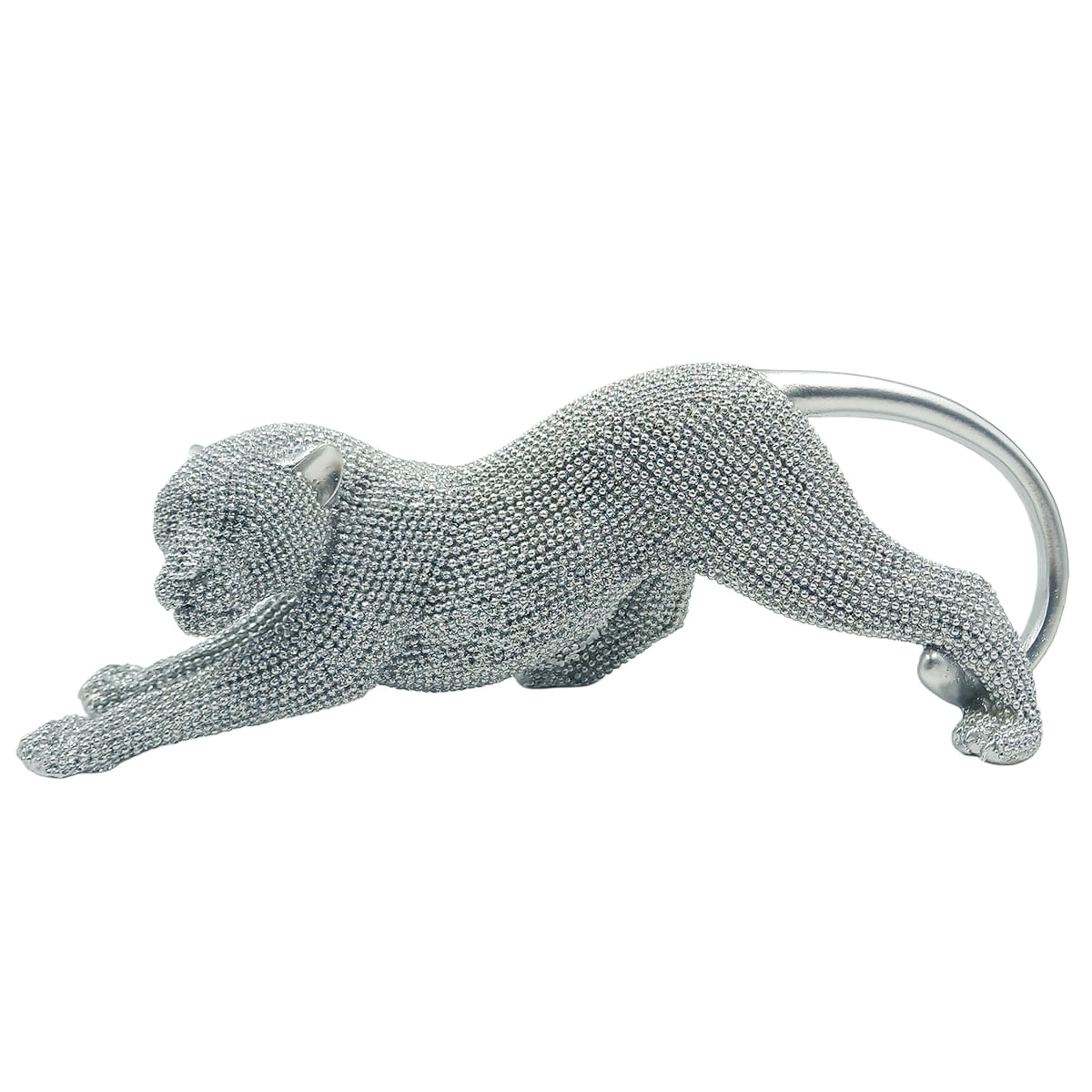 Leopardo Decorativo 24x9cm em Resina Youbai