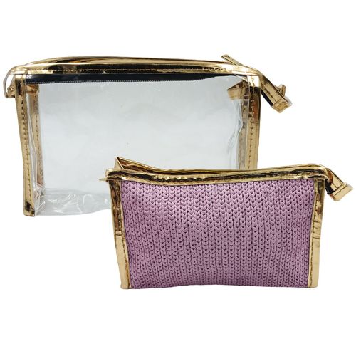 Kit Nécessaire 2 Peças em Poliéster Rubys