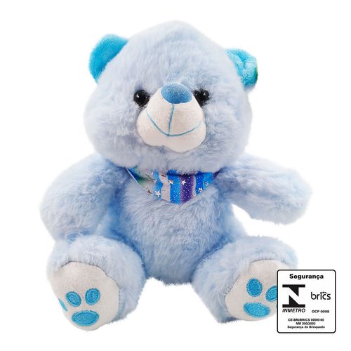 Urso De Pelúcia 19cm em Poliéster Fizzy
