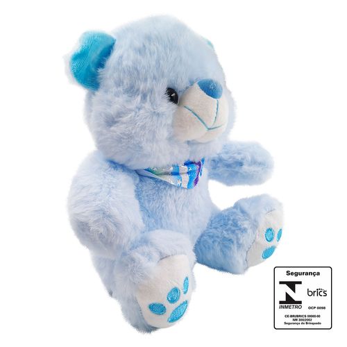Urso De Pelúcia 19cm em Poliéster Fizzy