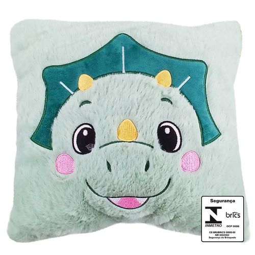 Almofada De Pelúcia Bichinhos 28cm em Poliéster Fizzy