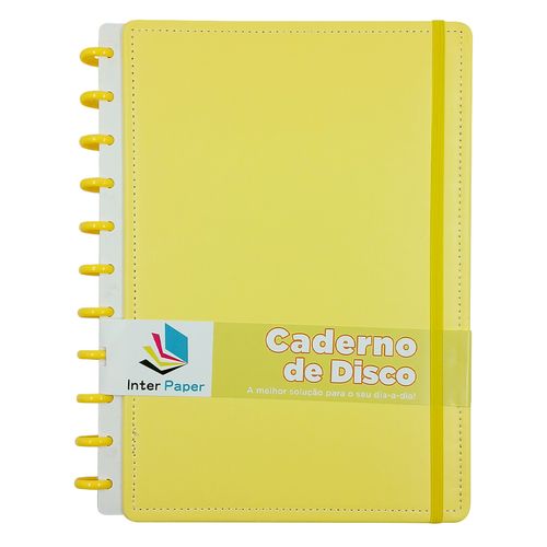 Caderno Disco Color 20,3x28,3xcm 80 Folhas Interponte