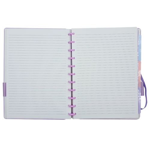 Caderno Disco Color 20,3x28,3xcm 80 Folhas Interponte