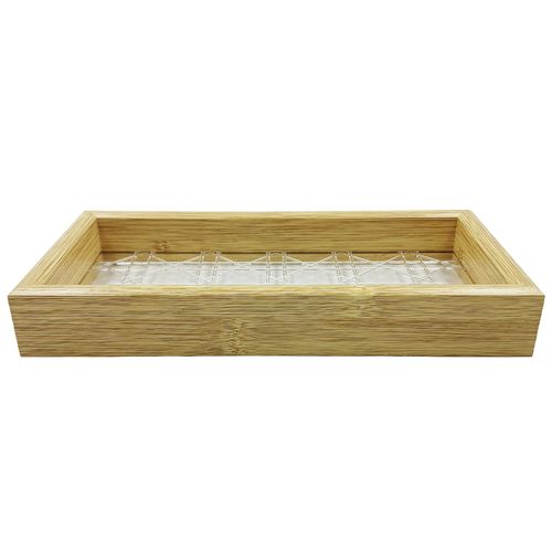 Bandeja Decorativa 12,4x24,7cm em MDF Interponte