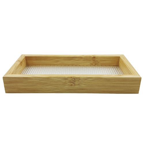 Bandeja Decorativa 14,4x24,7x3,5cm em MDF Interponte