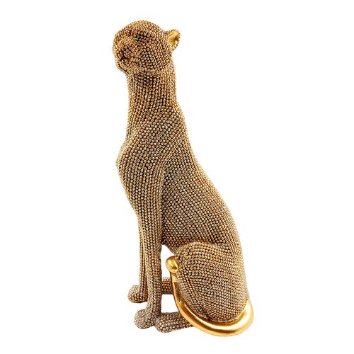 Leopardo Decorativo 23,1x11,8cm em Resina Youbai