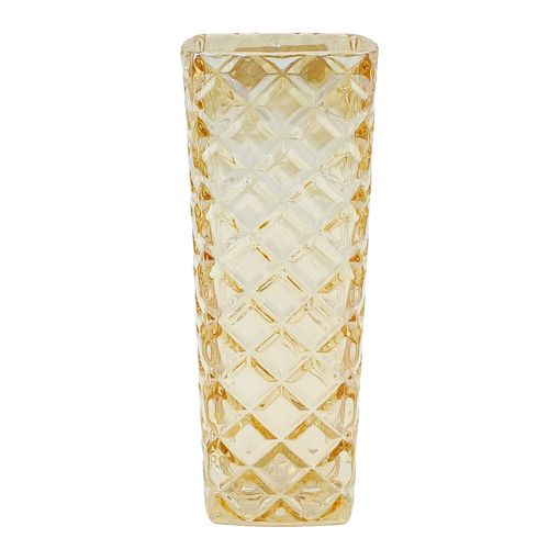 Vaso Decorativo Âmbar 270ml em Vidro Moment