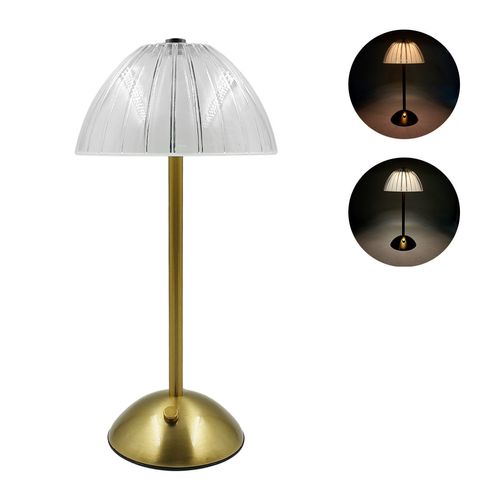 Luminária de Mesa LED 15x30cm em Metal FWB