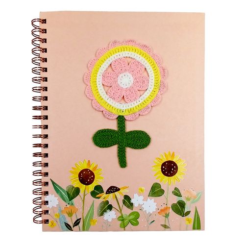 Caderno Bordado 29x22cm em Papel Interponte