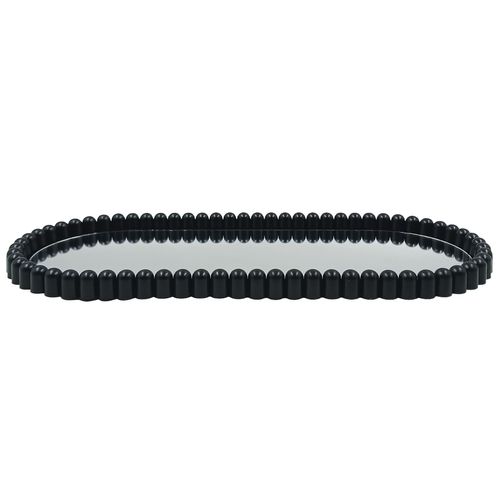 Bandeja Espelhada Decorativa 31x13cm em Plástico Livon