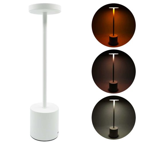 Luminária de Mesa Decorativa LED 34cm em Plastico Moment