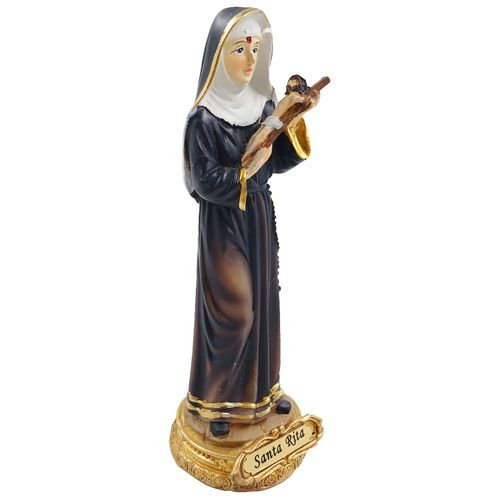 Santa Rita Decorativa 13cm em Resina Mabruk
