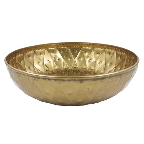 Bandeja Redonda Mandy 23cm em Metal Brascontinental