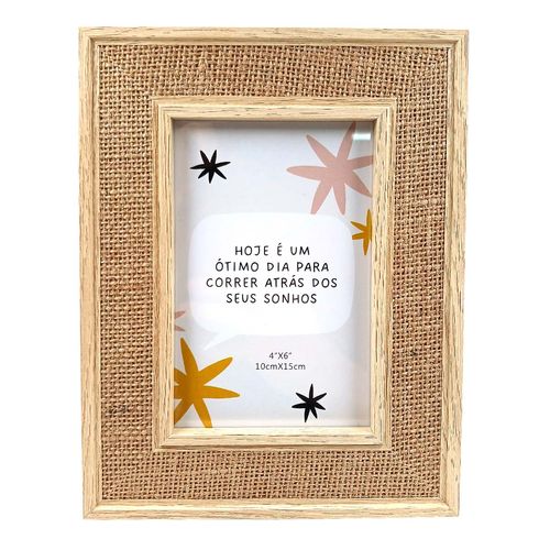Porta Retrato Decorativo 10x15cm MDF Livon