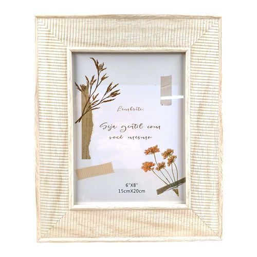 Porta Retrato Decorativo 15x20cm em Plástico Livon