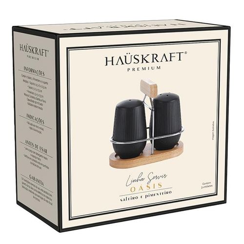 Jogo Saleiro e Pimenteiro Oásis em Cerâmica Hauskraft