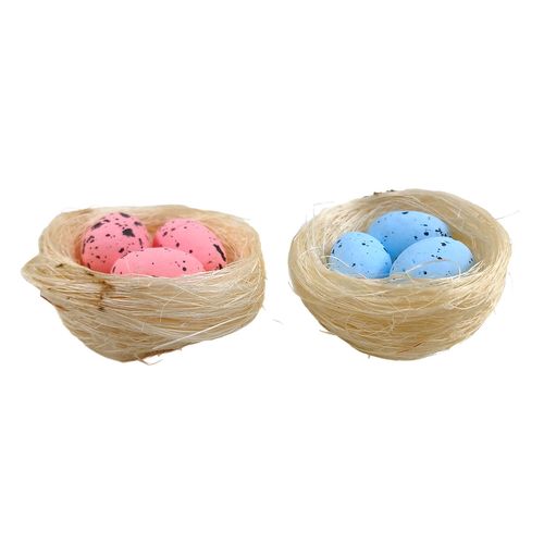 Ovos Ninho De Pascoa 6cm em Isopor Multiart