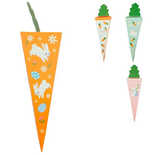 Caixa Cone De Pascoa 12x12cm em Papel  Multiart