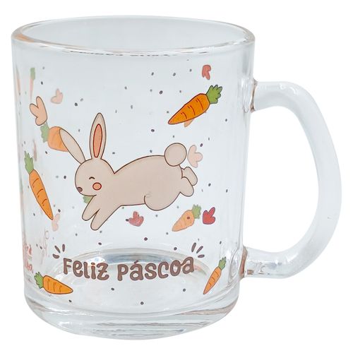 Caneca De Pascoa 330ml em Vidro Multiart