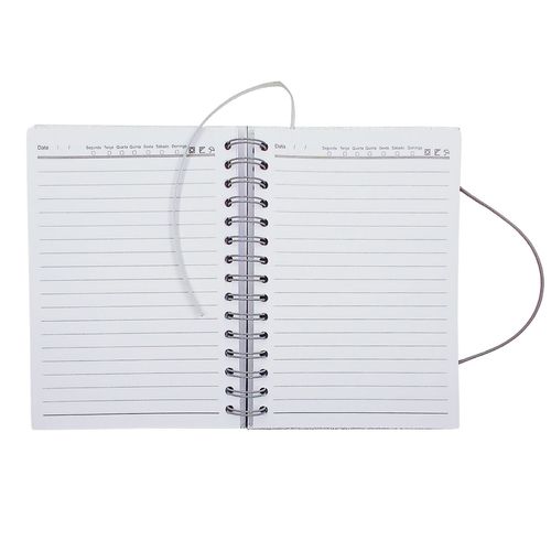 Agenda Permanente 22x15cm 80 Folhas em Papel Megagift