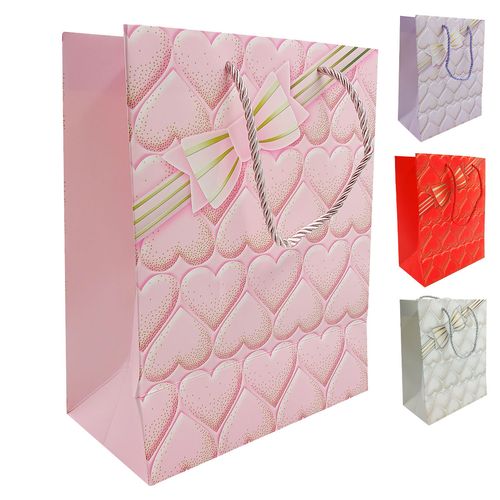 Sacola P/ Presente Coração 18x23cm em Papel Megagift