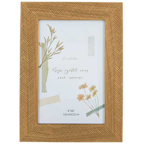 Porta Retrato Decorativo 10x15cm Plástico Livon