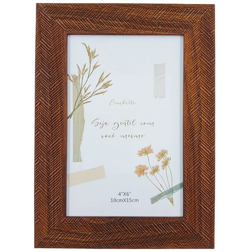 Porta Retrato Decorativo 10x15cm Plástico Livon