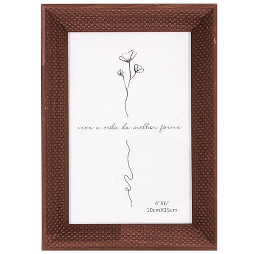 Porta Retrato Babosa 15x10cm Plástico Livon