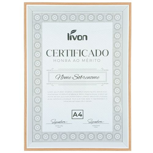 Porta Retrato Beijo Turco A4 Plástico Livon