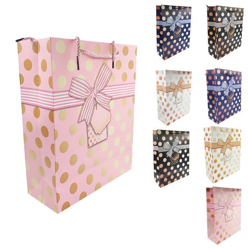 Sacola P/ Presente Bolinha 30x40cm em Papel Megagift