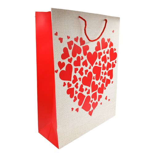Sacola P/ Presente Love 30x40cm em Papel Megagift