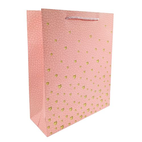 Sacola P/ Presente Coração 26x32cm em Papel Megagift