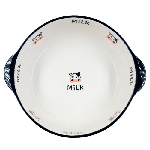 Bowl Vaquinha 700ml em Cerâmica Lila Cosméticos