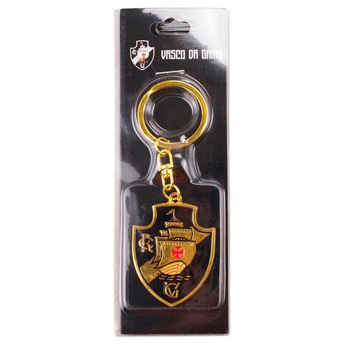 Chaveiro Vasco Da Gama Brasão 4cm em Metal Mileno