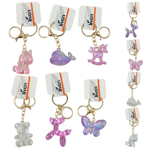 Chaveiro Bichinhos 10cm em Metal Livon