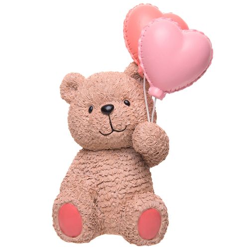 Ursinho Teddy Decorativo 13x10cm em Resina Wolff