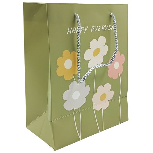 Sacola P/ Presente Happy 18x23cm em Papel Amigold