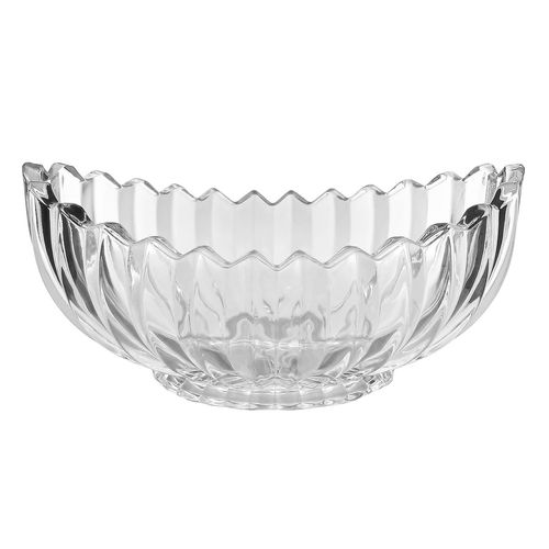 Fruteira Clear Cristal 28x13cm em Vidro Kehome
