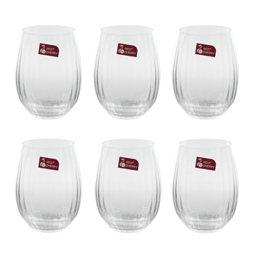 Jogo de Copos 6 Peças 575ml em Vidro FlashGoods