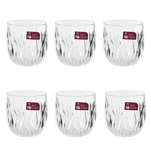 Jogo de Copo 6 Peças 280ml em Vidro Flashgoods