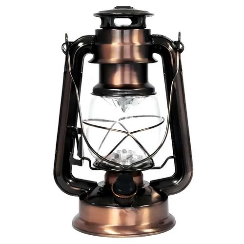 Lampião LED C/ Alça 30cm em Cobre Coday