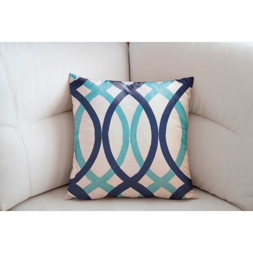 Capa de Almofada Linhas 43cm Poliéster Multiart