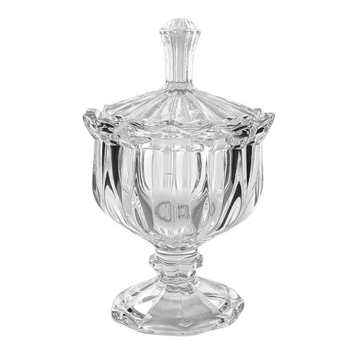 Potiche Diamond 9,4x6,6cm em Vidro Amigold