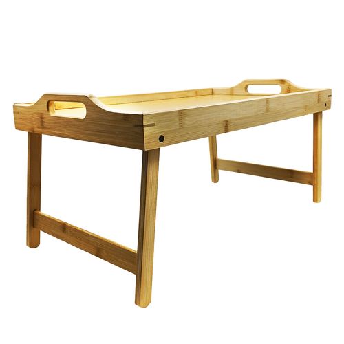 Bandeja Decorativa C/ Pé 50x30cm em Bambu FWB