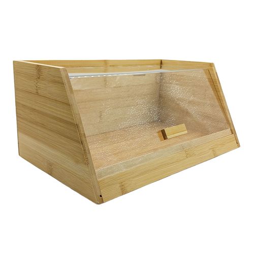 Porta Pão C/ Tampa 35x22x15cm em Bambu FWB