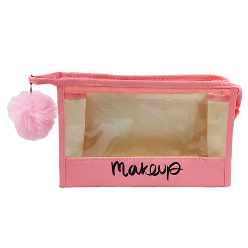 Nécessaire C/Alça e Chaveiro 15x23cm  em PVC Rubys