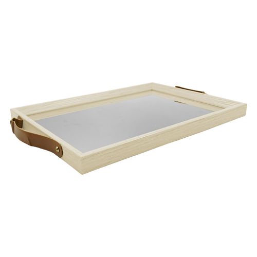 Bandeja Espelhada Retangular 30cm em MDF Dcarte