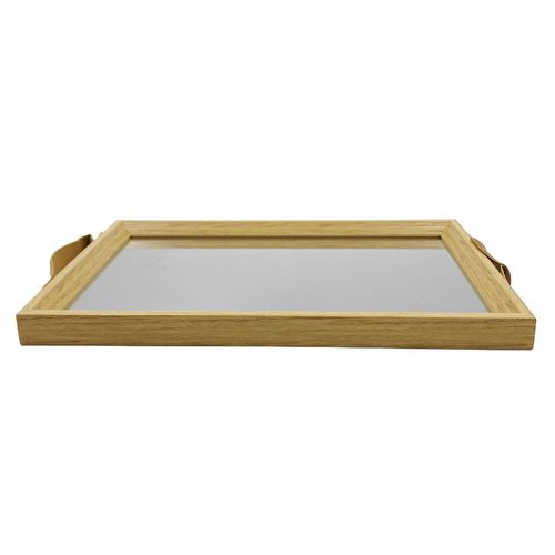 Bandeja Espelhada Retangular 30cm em MDF Dcarte