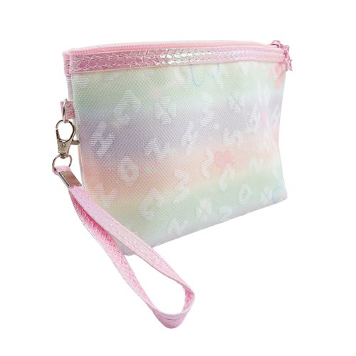 Nécessaire Letras C/Alça 13x23cm em Poliéster Rubys